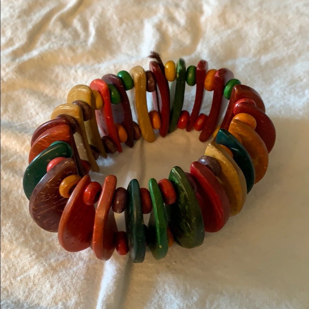 Funky wood bracelet
